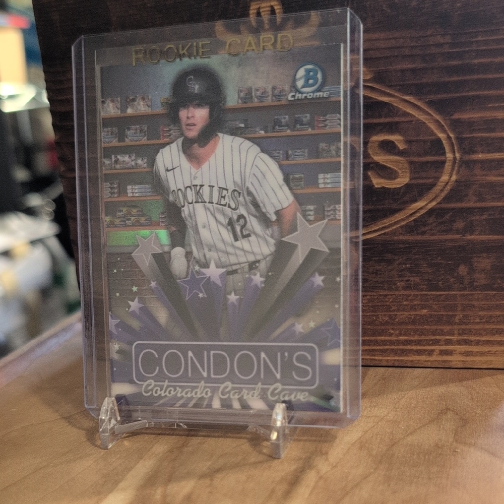 2025 Bowman Chrome Charlie Condon Colorado Card Cave Rookie Card Rockies 🔥🔥🔥
